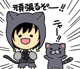 British Shorthair koume and Luna sticker #8368376