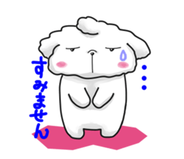 Toy poodle and the cat life everyday sticker #8369195