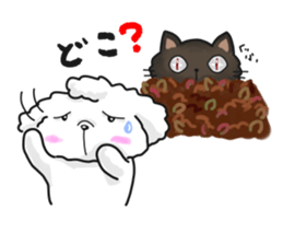 Toy poodle and the cat life everyday sticker #8369199