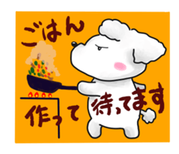 Toy poodle and the cat life everyday sticker #8369211