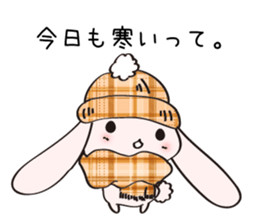 PinkyRabbit -winter edition- sticker #8369264