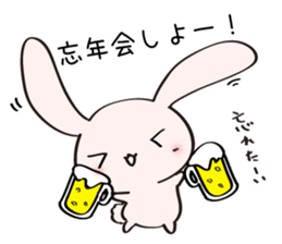 PinkyRabbit -winter edition- sticker #8369268