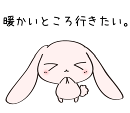 PinkyRabbit -winter edition- sticker #8369283