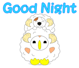 Fuku-chan 9. (owl) Combinable phrases. sticker #8369539