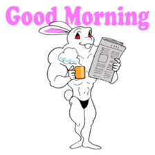 Macho Rabbit 2 sticker #8369580