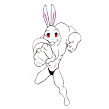 Macho Rabbit 2 sticker #8369585