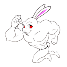 Macho Rabbit 2 sticker #8369586