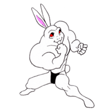 Macho Rabbit 2 sticker #8369587