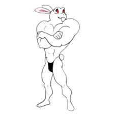 Macho Rabbit 2 sticker #8369593