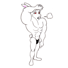 Macho Rabbit 2 sticker #8369595