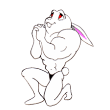 Macho Rabbit 2 sticker #8369596