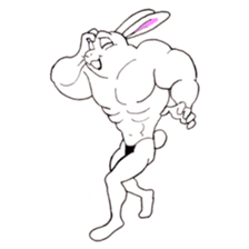 Macho Rabbit 2 sticker #8369597