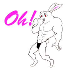 Macho Rabbit 2 sticker #8369598