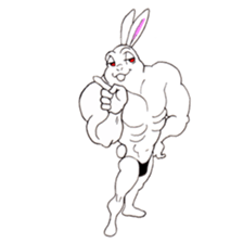 Macho Rabbit 2 sticker #8369601