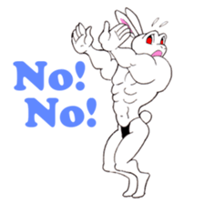 Macho Rabbit 2 sticker #8369603
