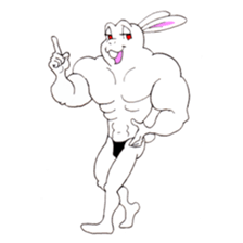 Macho Rabbit 2 sticker #8369605