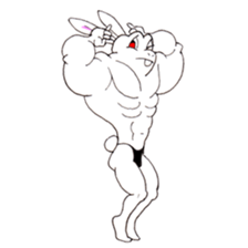 Macho Rabbit 2 sticker #8369607