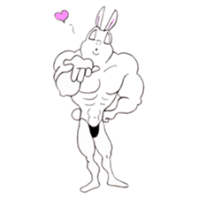 Macho Rabbit 2 sticker #8369608