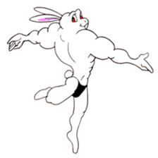 Macho Rabbit 2 sticker #8369611