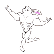 Macho Rabbit 2 sticker #8369615