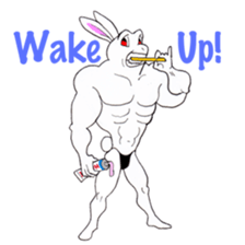 Macho Rabbit 2 sticker #8369618
