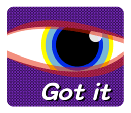 40 Cat's Eyes_vol.3 (English) sticker #8369920