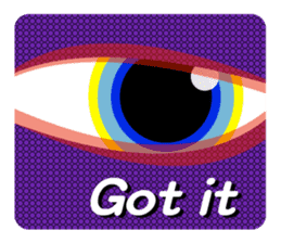 40 Cat's Eyes_vol.3 (English) sticker #8369920