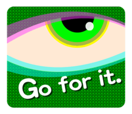 40 Cat's Eyes_vol.3 (English) sticker #8369926