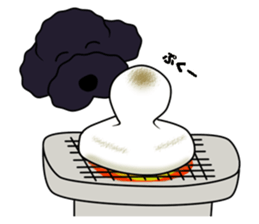 fluffy moco4 sticker #8370090