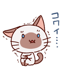 Sticker of the Small Siamese cat sticker #8370142