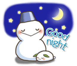 Snowman & Snow rabbit sticker #8370583