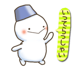 Snowman & Snow rabbit sticker #8370585