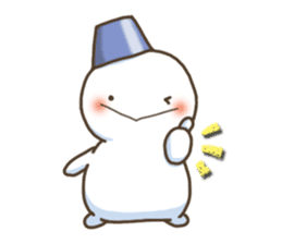 Snowman & Snow rabbit sticker #8370588