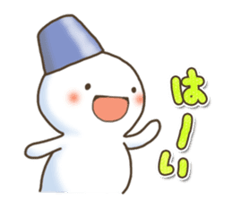 Snowman & Snow rabbit sticker #8370590