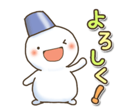 Snowman & Snow rabbit sticker #8370594