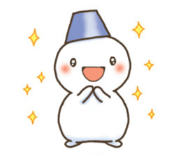 Snowman & Snow rabbit sticker #8370599