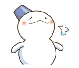 Snowman & Snow rabbit sticker #8370602
