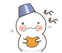 Snowman & Snow rabbit sticker #8370614