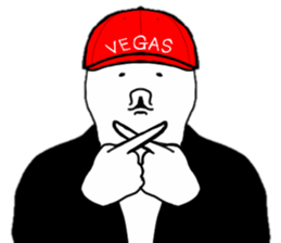 Las Vegas men sticker #8370645