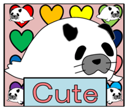 Seal panda sticker #8370660
