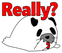 Seal panda sticker #8370661