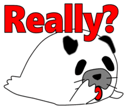 Seal panda sticker #8370661