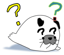 Seal panda sticker #8370664