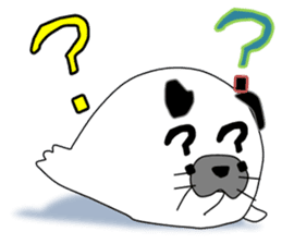 Seal panda sticker #8370664