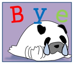 Seal panda sticker #8370665