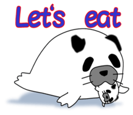 Seal panda sticker #8370666
