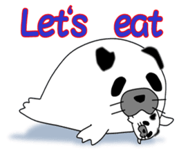 Seal panda sticker #8370666