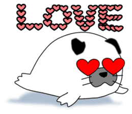 Seal panda sticker #8370667