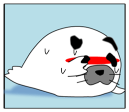 Seal panda sticker #8370668