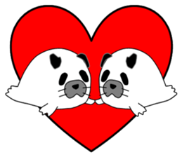 Seal panda sticker #8370669